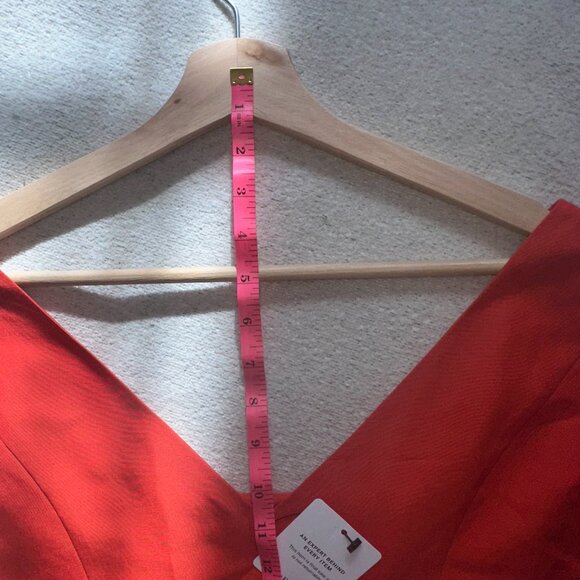 Vintage Valentino Red A-Line Shift Dress – Size 10 - Picture 12 of 13